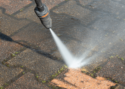 floor slab pressure washing