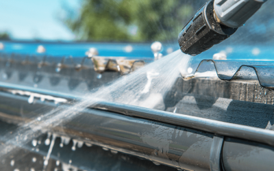 How To Power Wash Your Rain Gutters