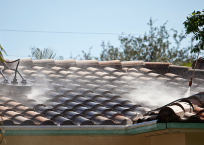 house roof pressure washing