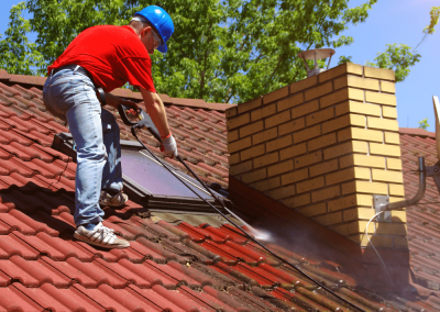 pressure washing roof