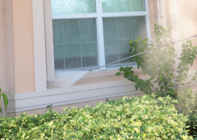 pressure washing windows